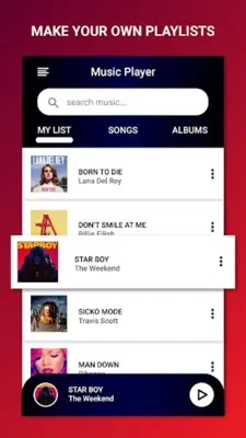 Music Player android App screenshot 5